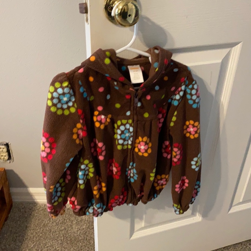 Gymboree girls 4t-5t multicolor hoodie